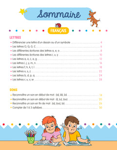 Mon cahier de coloriages magiques avec Sami et Julie - Lettres et nombres - Moyenne Section