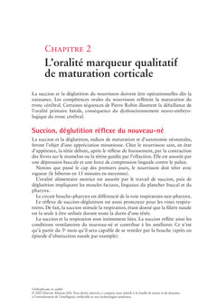 Orthophonie et oralité