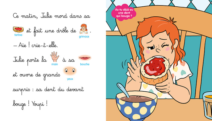 Les histoires de P'tit Sami Maternelle : Julie a perdu une dent