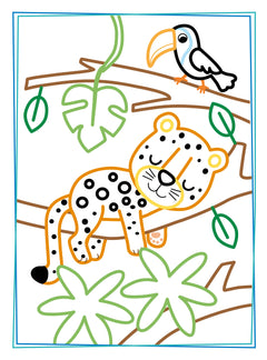 Mon grand livre à colorier - Les bébés animaux