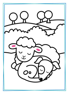 Mon grand livre à colorier - La ferme