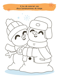 Mon ami le bonhomme de neige - Je joue et je colorie