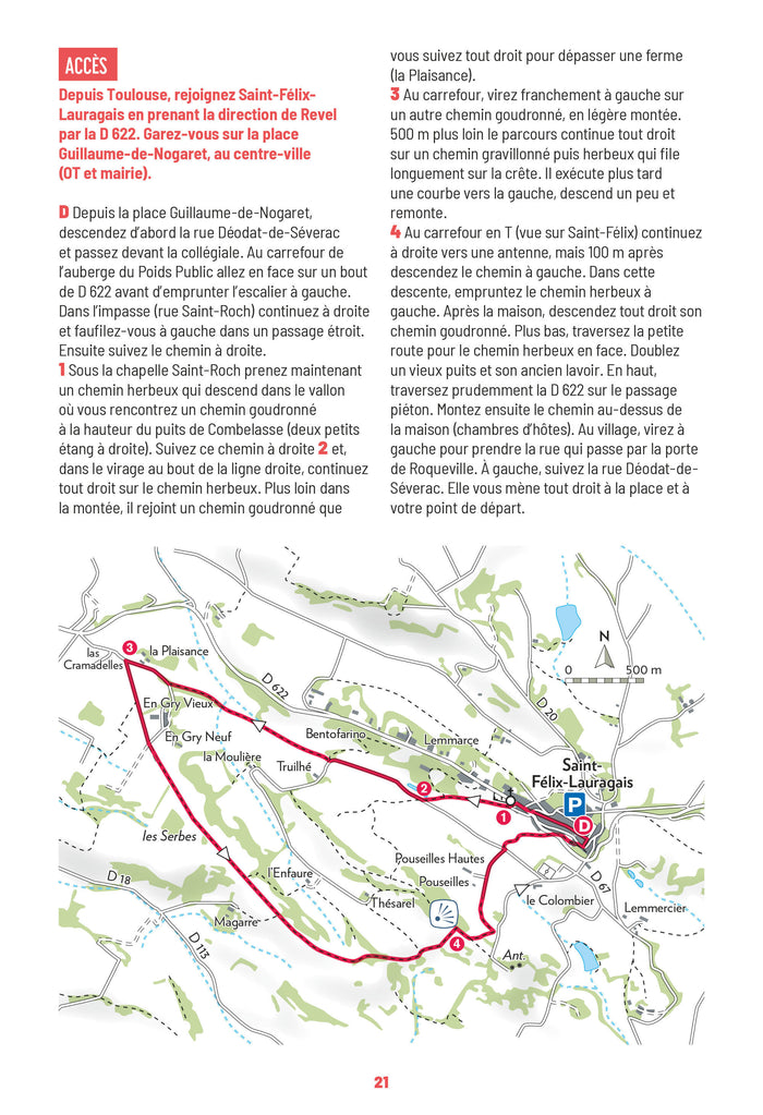 Sentiers d'Emilie autour de Toulouse