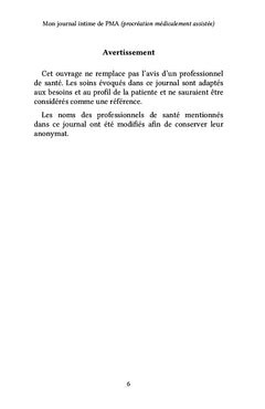 Mon journal intime de PMA (procréation médicalement assistée)