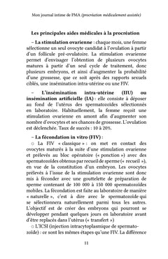 Mon journal intime de PMA (procréation médicalement assistée)