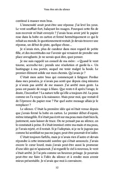 Vous êtes nés du silence