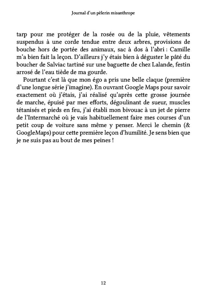 Journal d'un pèlerin misanthrope