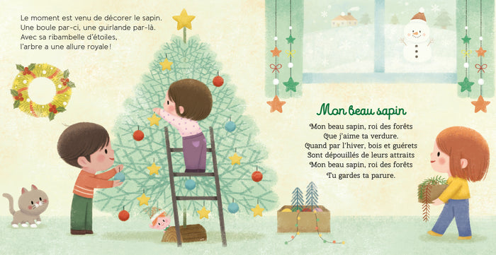 Mon Noël en chansons - livre sonore avec boitier