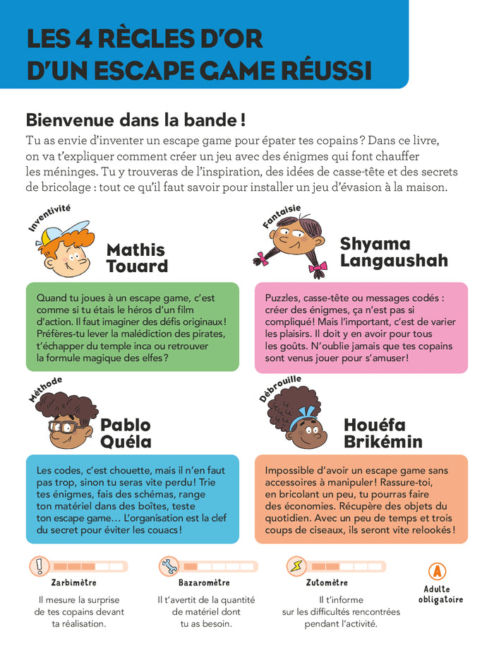 Escape games à créer