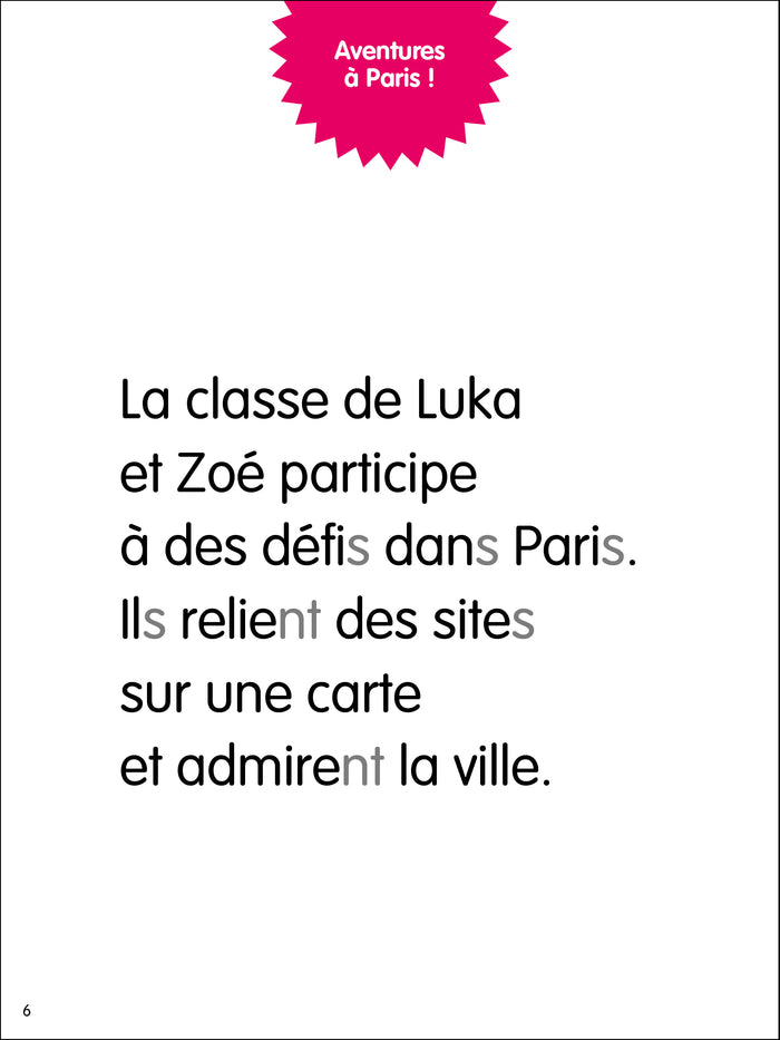 Aventures à Paris - Niv. 1