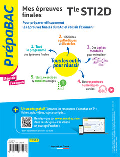 Prépabac Terminale STI2D - Mes épreuves finales - fiches et annales