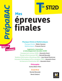 Prépabac Terminale STI2D - Mes épreuves finales - fiches et annales