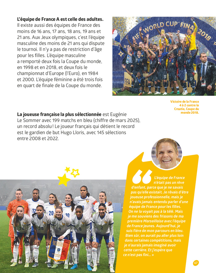 Je fais du football avec Eugénie Le Sommer