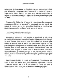 Je marche pour vous
