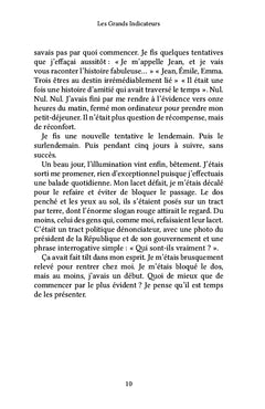 Les Grands Indicateurs