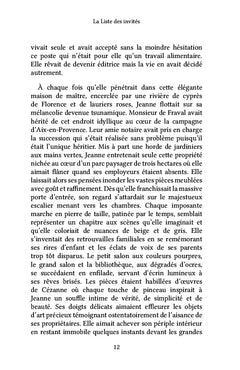 La Liste des invités