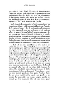 La Liste des invités