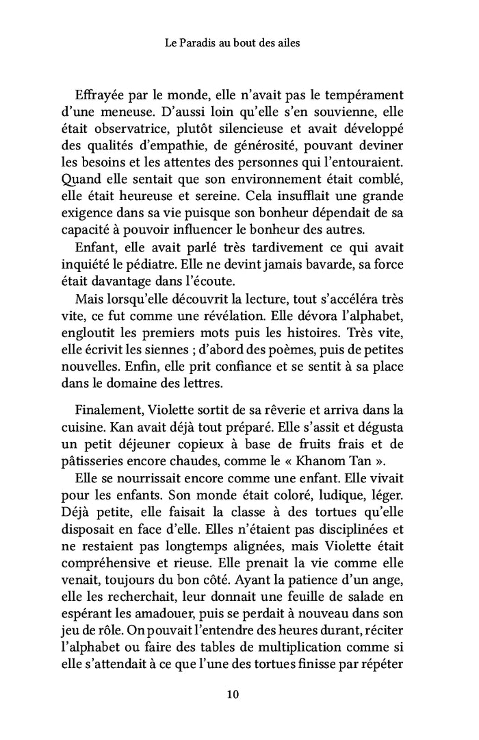 Le Paradis au bout des ailes