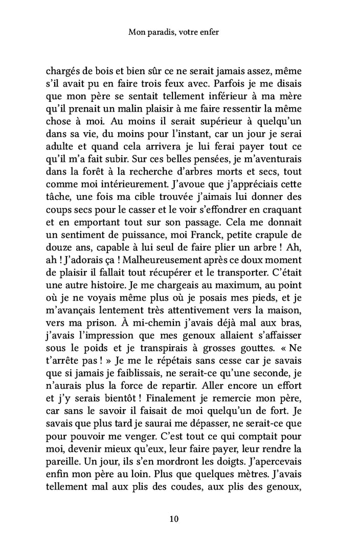 Mon paradis, votre enfer