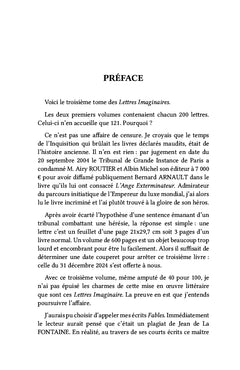 Lettres imaginaires - Tome 3