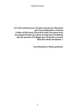 Chemins terrestres