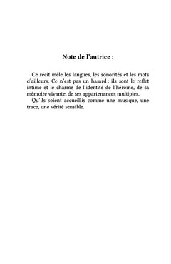 Murmures d'un destin