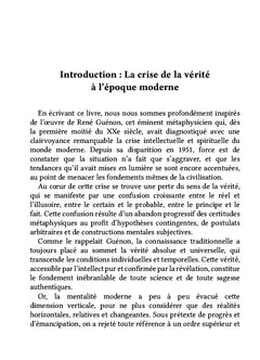 Retour à la raison