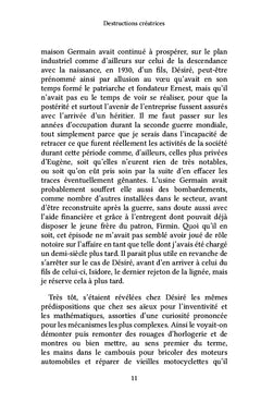 Destructions créatrices