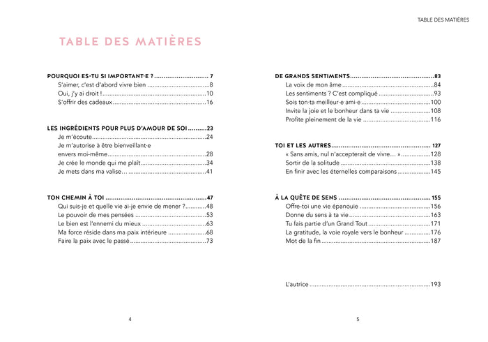 Donne-toi l'amour que tu mérites