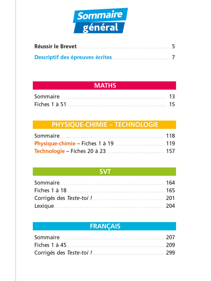 Objectif Brevet - Fiches Tout-en-un 2026