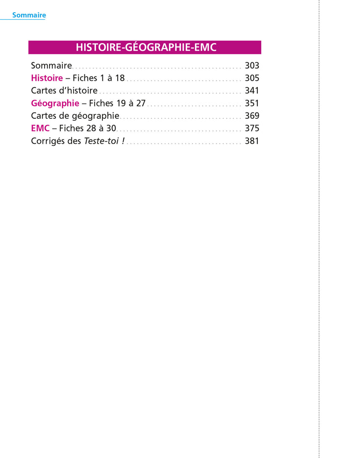 Objectif Brevet - Fiches Tout-en-un 2026