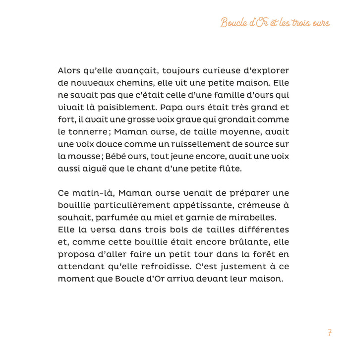 Marlène Jobert raconte Boucle d'Or et les trois ours NE