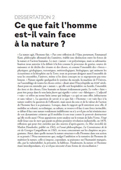 Expériences de la nature - Manuel Prépas scientifiques Français-Philosophie - 2025-2026