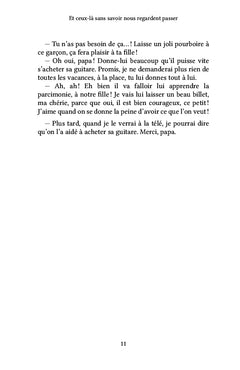 Et ceux-là sans savoir nous regardent passer