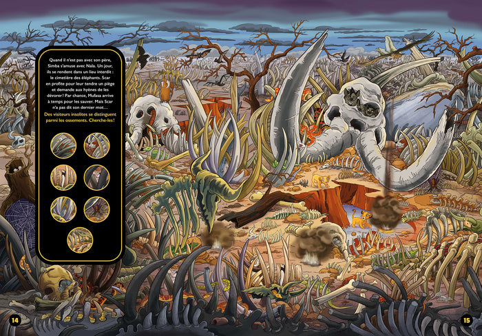 Le Roi Lion - Où se cache ? - L'histoire de Simba - Cherche et Trouve