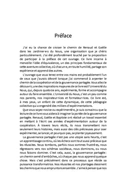 La Gouvernance de demain