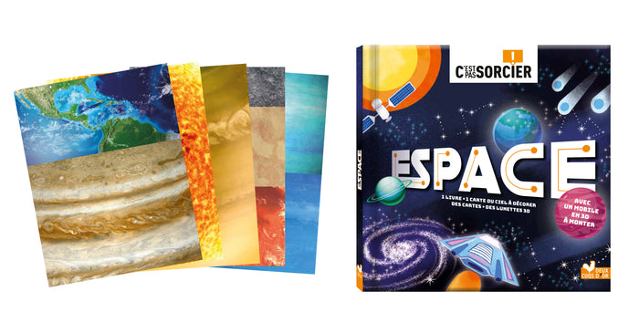 C'est pas sorcier L'espace - coffret avec accessoires