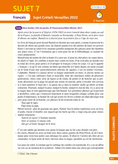 Objectif CRPE 2026 - 2027 - Français - épreuve écrite d'admissibilité M2/L3