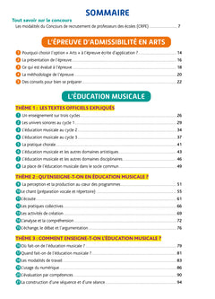 Objectif CRPE 2026-2027 - Arts