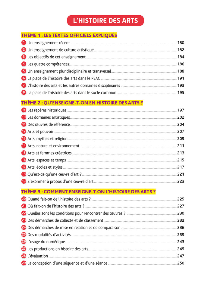 Objectif CRPE 2026-2027 - Arts