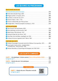 Objectif CRPE 2026-2027 - Arts