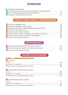 Objectif CRPE 2026-2027 Sciences et Technologie - Épreuve écrite d'admissibilité M2/L3