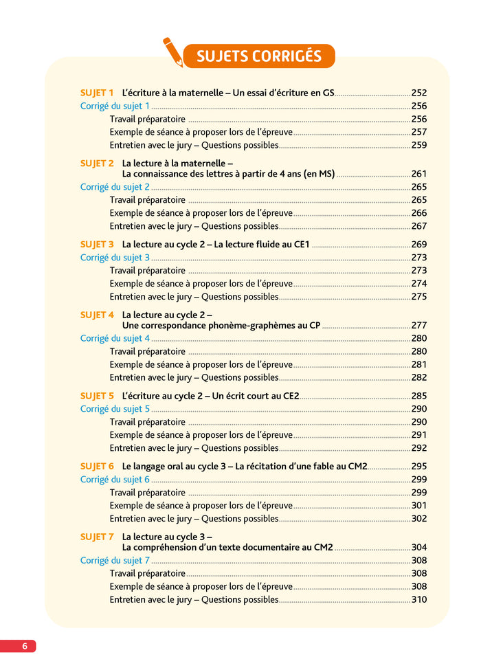 Objectif CRPE 2026-2027 - Français - La leçon - épreuve orale d'admission