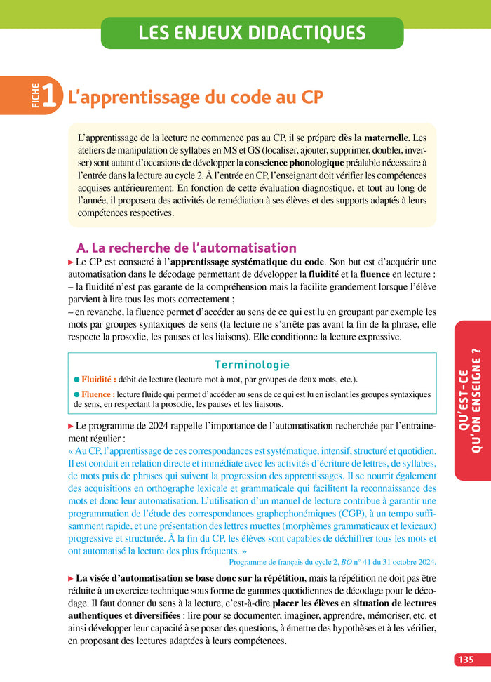 Objectif CRPE 2026-2027 - Français - La leçon - épreuve orale d'admission