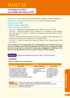 Objectif CRPE 2026-2027 - Français - La leçon - épreuve orale d'admission