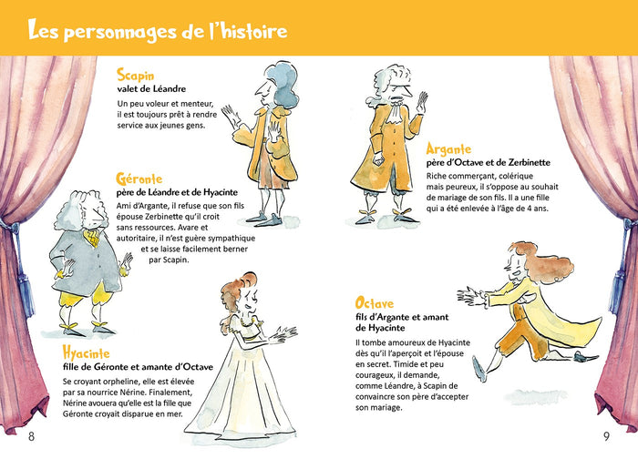 Mes premiers classiques LAROUSSE - Les Fourberies de Scapin d'après Molière- CE1