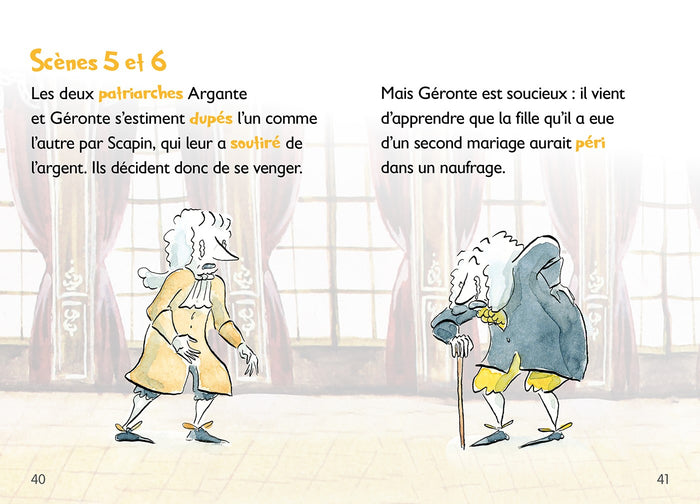 Mes premiers classiques LAROUSSE - Les Fourberies de Scapin d'après Molière- CE1