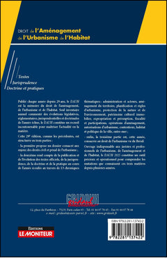 Droit de l'aménagement, de l'urbanisme et de l'habitat 2025