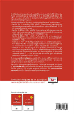 Code commenté de la mutualité 2025 - Code de la Sécurité Sociale (Livre IX)