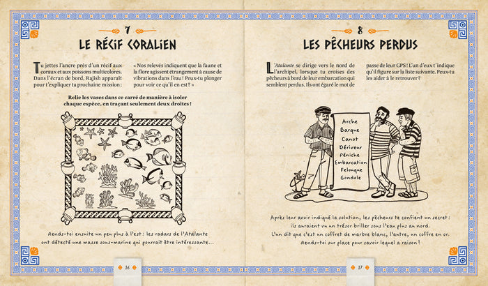 Le Trésor de l'Atlantide - 5 cartes et 130 énigmes